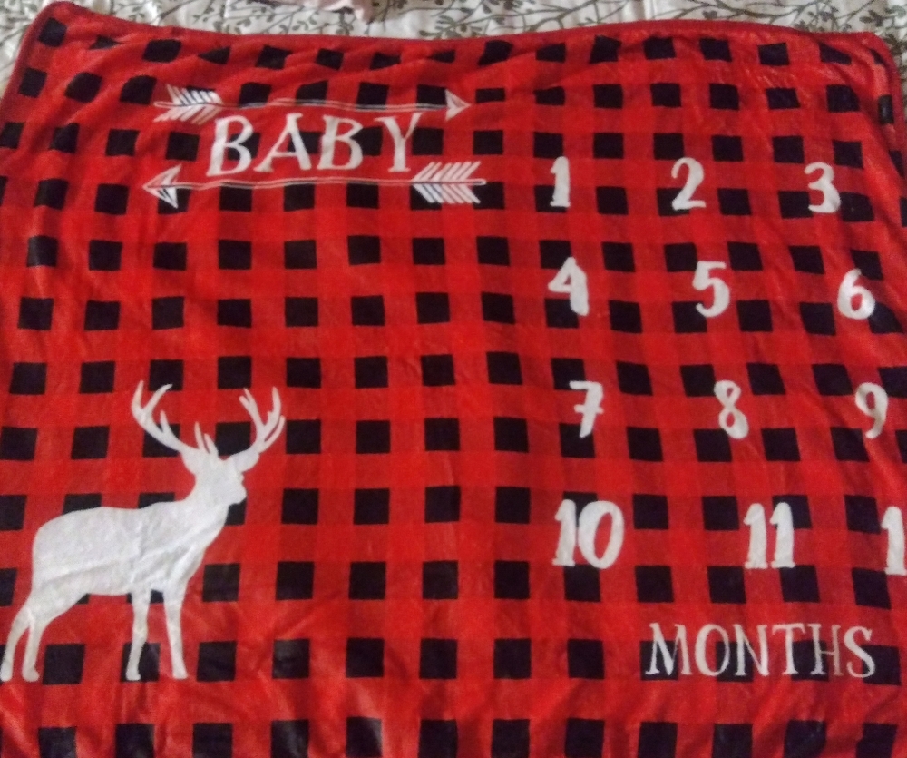 Monthly Baby Milestone Blanket